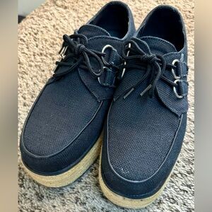 T.U.K Black Canvas Mondo Sole Creeper Men Size 7 Women Size 9